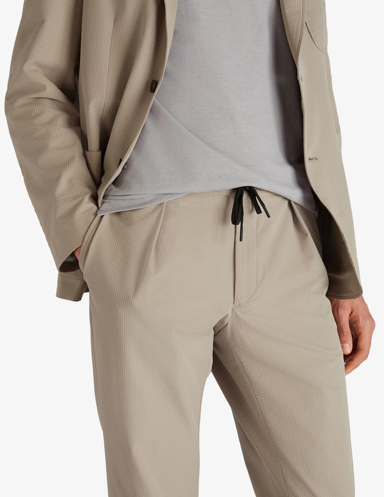 Slowear INCOTEX - Regular fit Tekno seersucker trousers - picture 4 Slowear INCOTEX - Regular fit Tekno seersucker trousers - picture 4