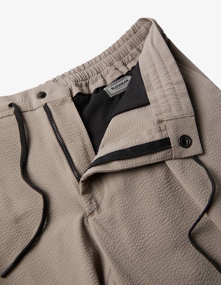 rinascente Slowear Incotex Pantalone regular fit in tekno seersucker