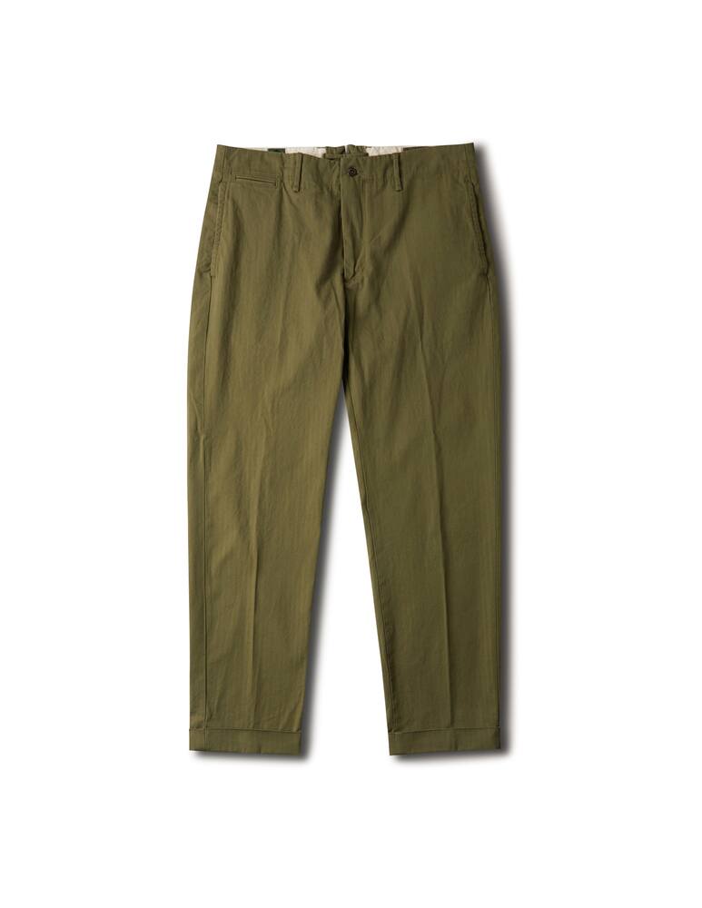 rinascente Slowear Incotex Regular fit herringbone cotton trousers 