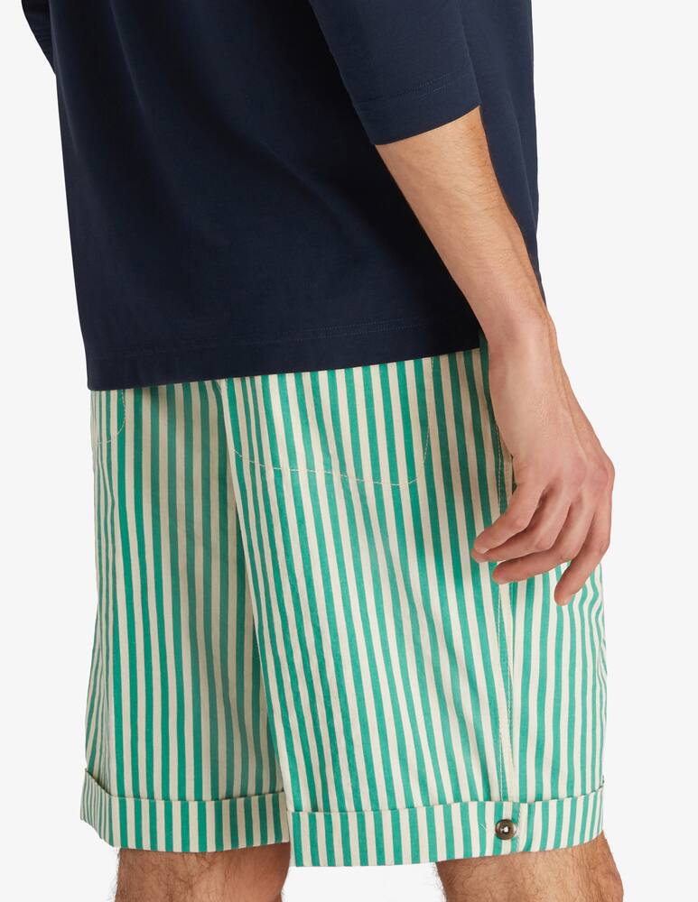 rinascente Slowear Incotex Regular fit multi striped cotton bermuda shorts 