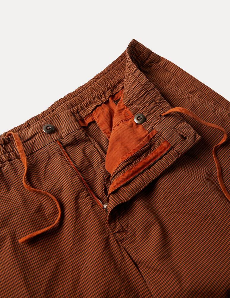 rinascente Slowear Incotex Pantalone slim fit in micro vichy stretch 