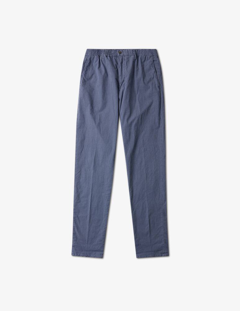 rinascente Slowear Incotex Slim fit trousers in micro vichy stretch 