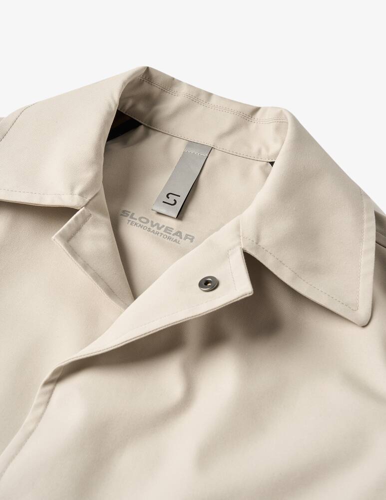 rinascente Slowear Montedoro Relaxed fit cotton water repellent technical coat 