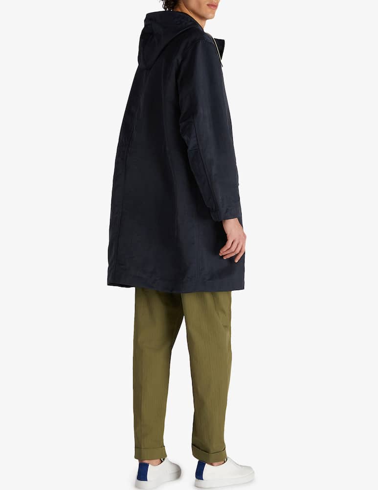 Slowear Montedoro Parka lungo relaxed fit tessuto tecnico waterproof - immagine 3 Slowear Montedoro Parka lungo relaxed fit tessuto tecnico waterproof - immagine 3