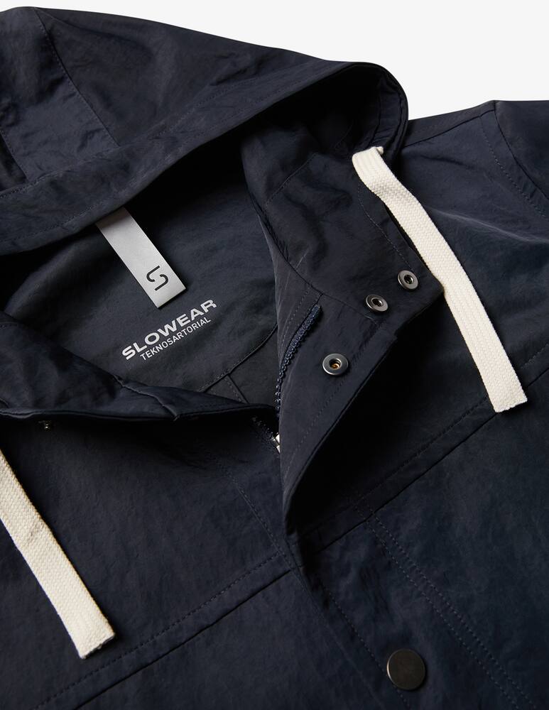rinascente Slowear Montedoro Parka lungo relaxed fit tessuto tecnico waterproof 