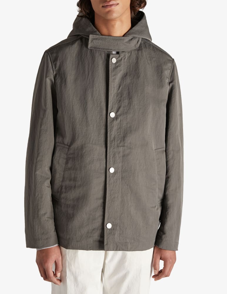 rinascente Slowear Montedoro Relaxed fit short parka in technical fabric 