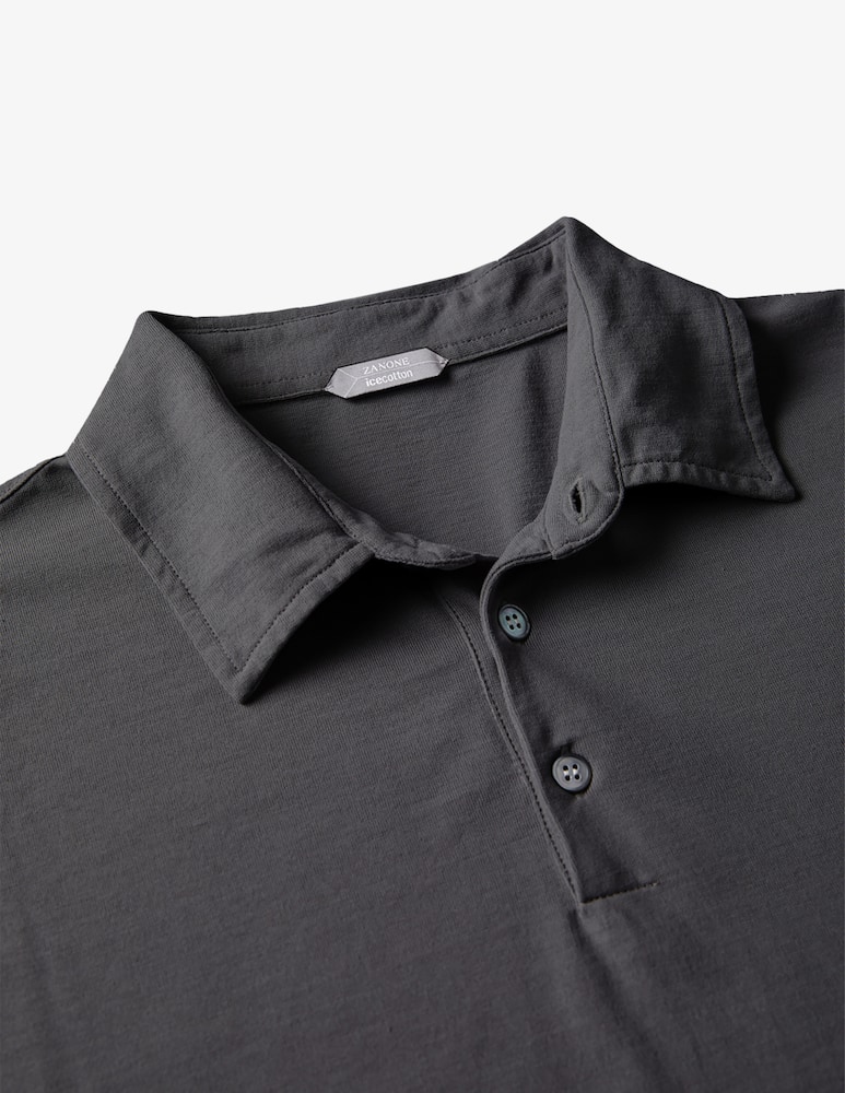 Slowear Slim-fit organic IceCotton polo shirt - picture 5 Slowear Slim-fit organic IceCotton polo shirt - picture 5