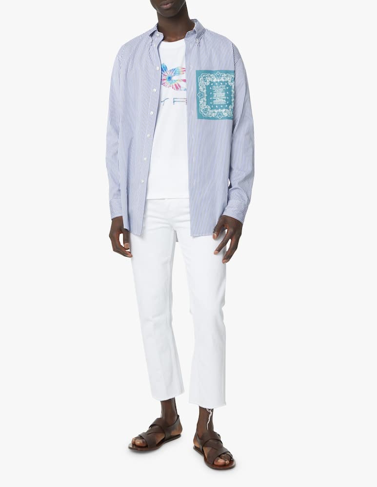 rinascente ETRO Camicia etro soft confort logo - blu