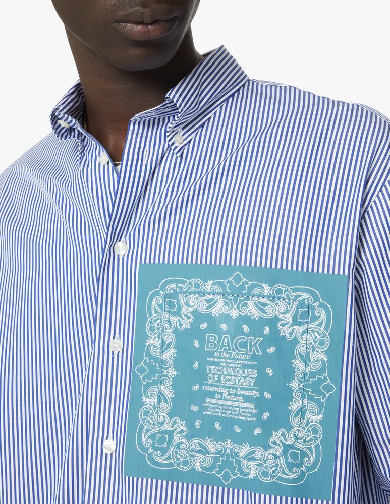rinascente ETRO Camicia etro soft confort logo - blu