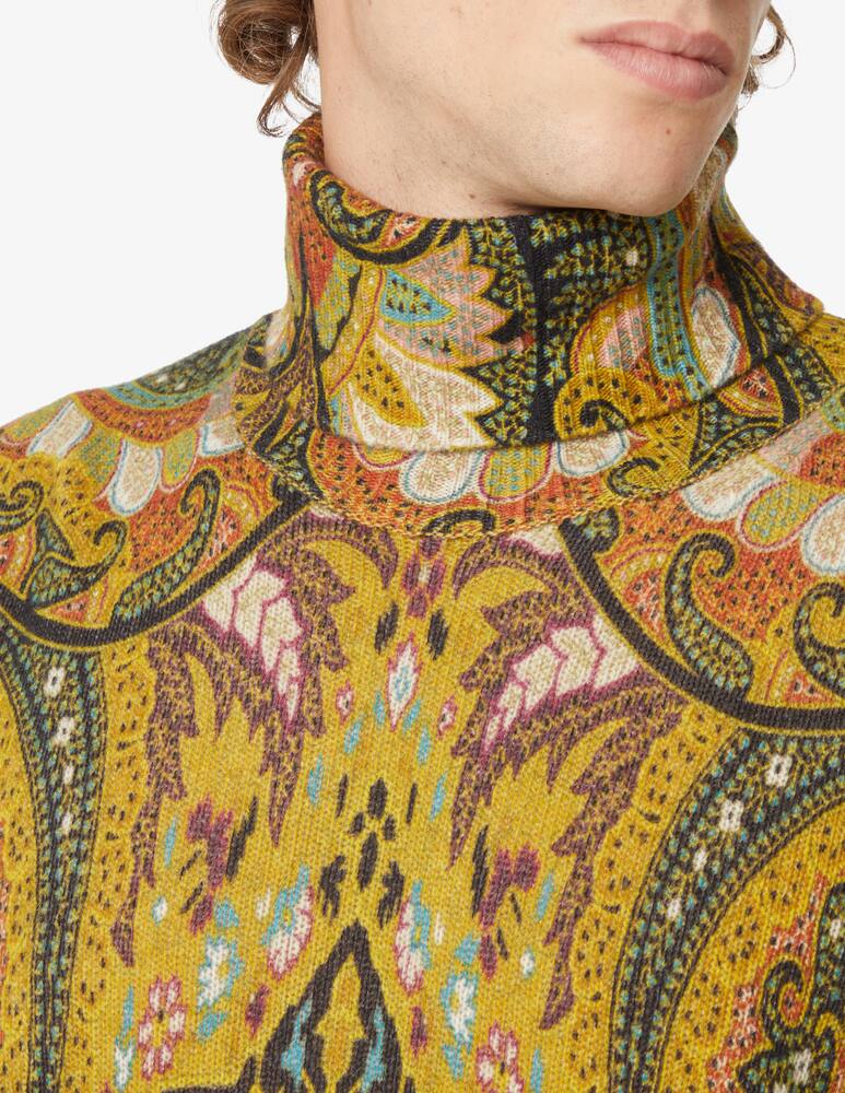 rinascente ETRO Wool turtleneck jumper - Orange