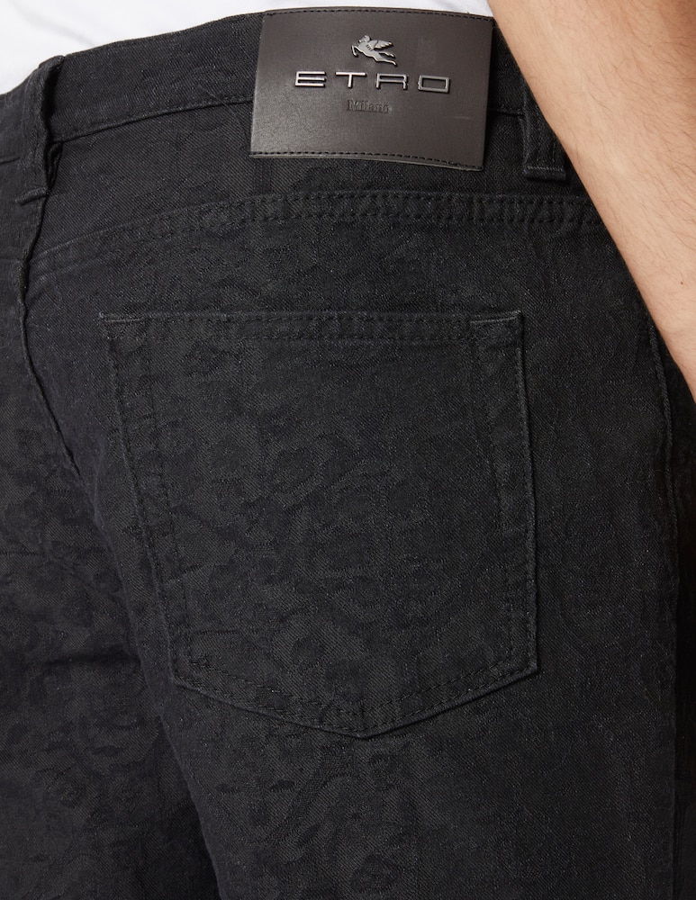 rinascente ETRO Pantalone 5 tasche a zampa - Grigio