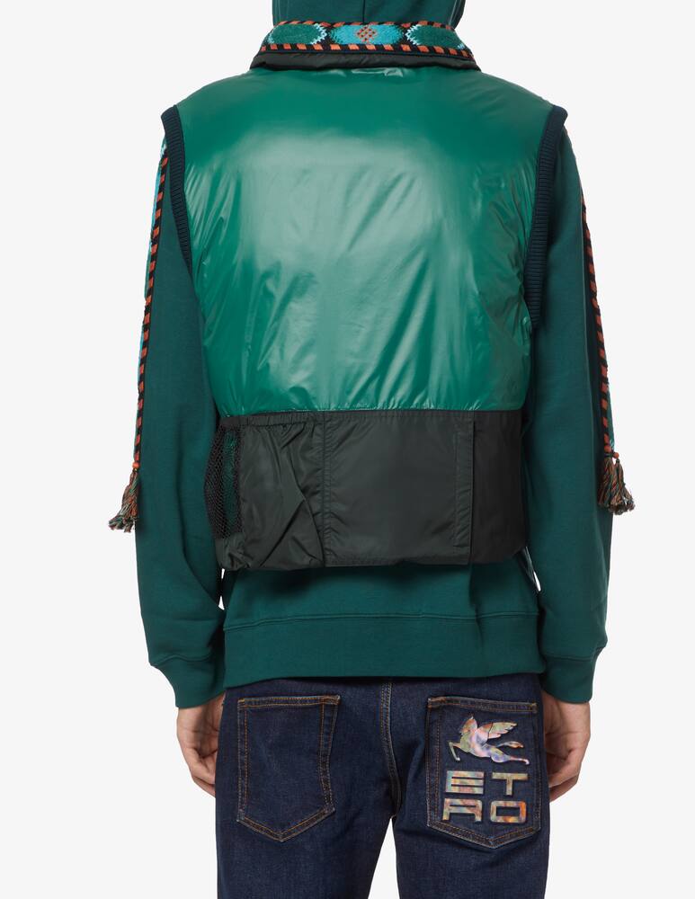 rinascente ETRO Smanicato imbottito multitasche - Verde