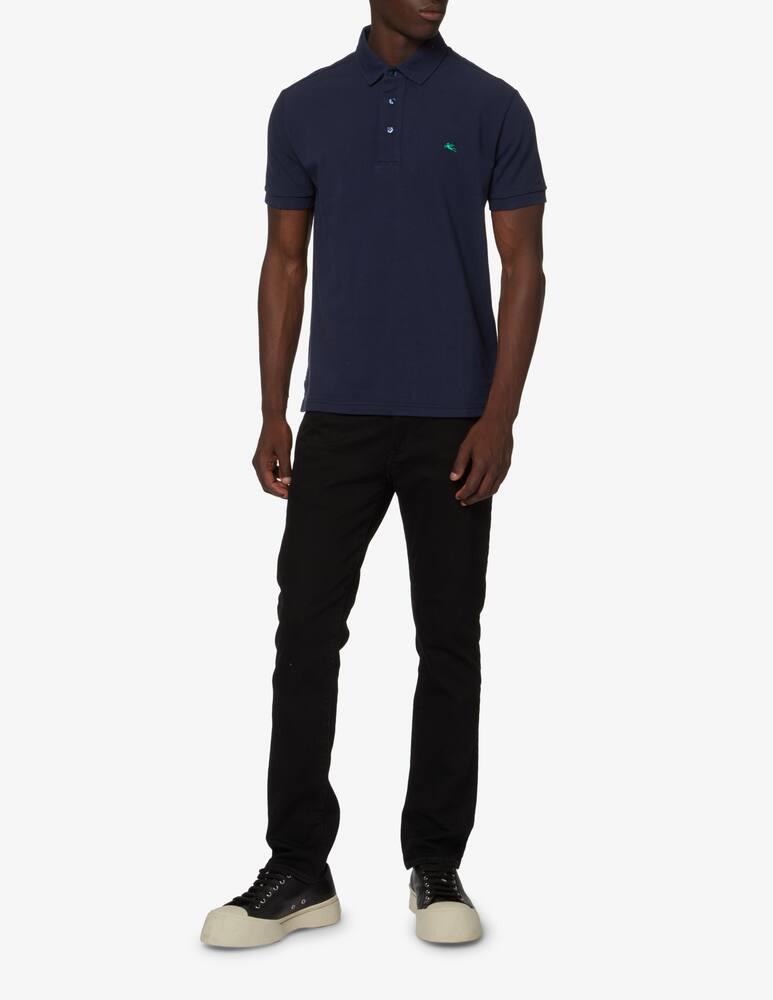 rinascente ETRO Printed polo - Blue