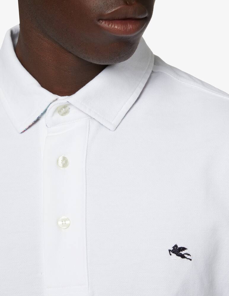 rinascente ETRO Printed polo - White