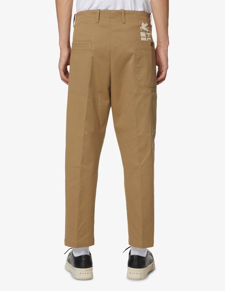 rinascente ETRO Worker trousers with tucks - Brown