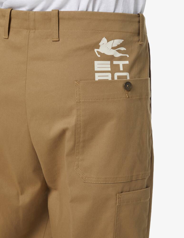 rinascente ETRO Worker trousers with tucks - Brown