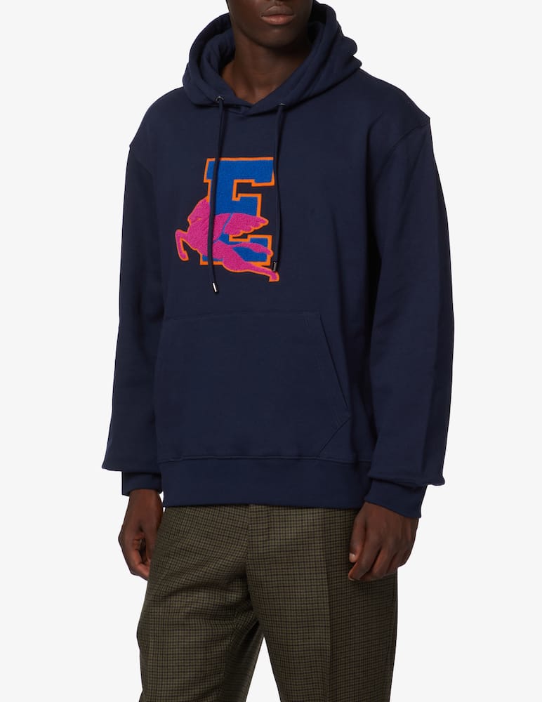 ETRO Hodded sweatshirt - Blue - picture 1 ETRO Hodded sweatshirt - Blue - picture 1