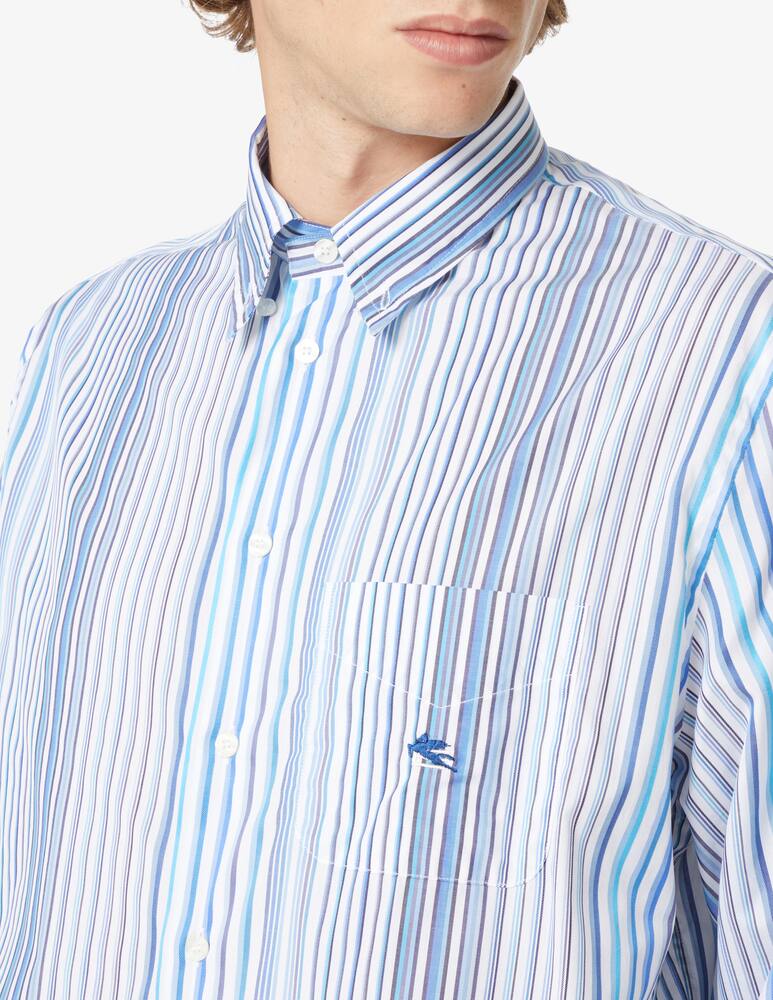 rinascente ETRO Shirt with logo - Blue