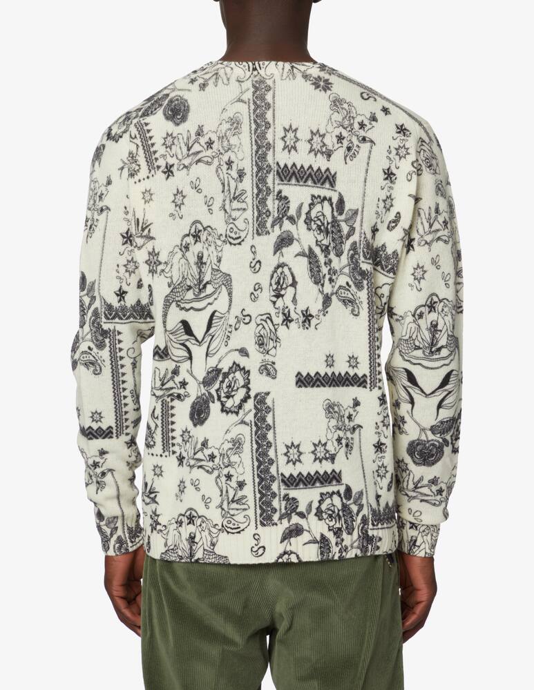 ETRO Maglia girocollo in lana - Bianco - immagine 3