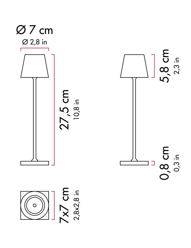 rinascente Zafferano Poldina Pro Micro  Table Lamp