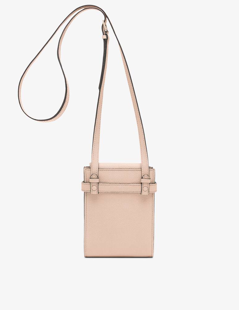 rinascente Valextra Brera B-tracollina slim crossbody micro bag