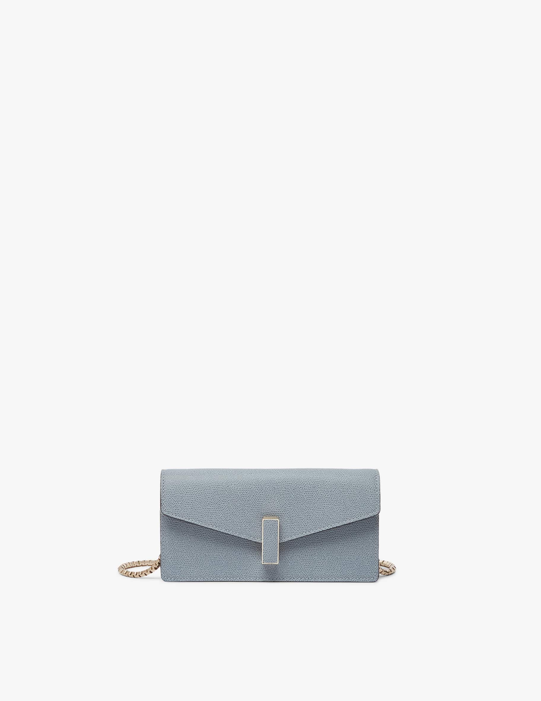【Valextra】 Borsa Clutch Iside Red Leather clutch bag with shoulder strap | Valextra Iside
