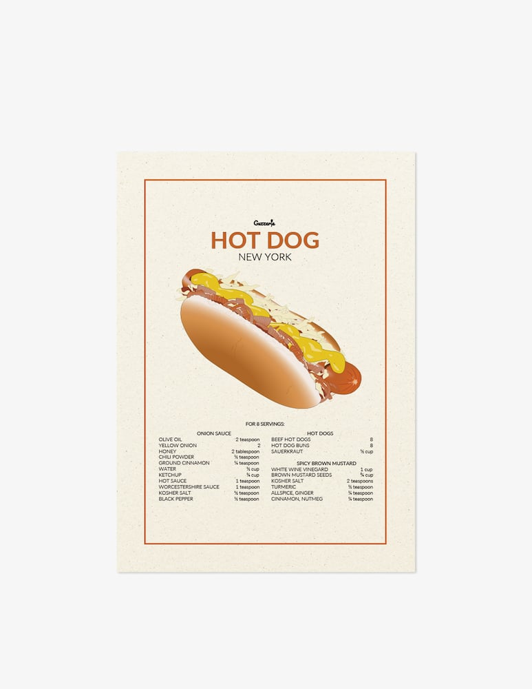 Guzzerie Hot Dog Poster - picture 1 Guzzerie Hot Dog Poster - picture 1