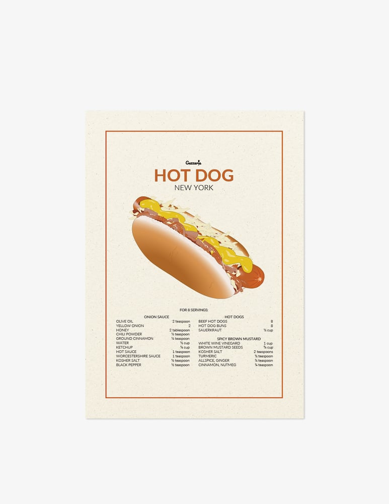 rinascente Guzzerie Hot Dog Poster