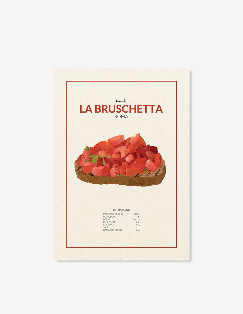 Guzzerie La Bruschetta Poster - immagine 1 Guzzerie La Bruschetta Poster - immagine 1