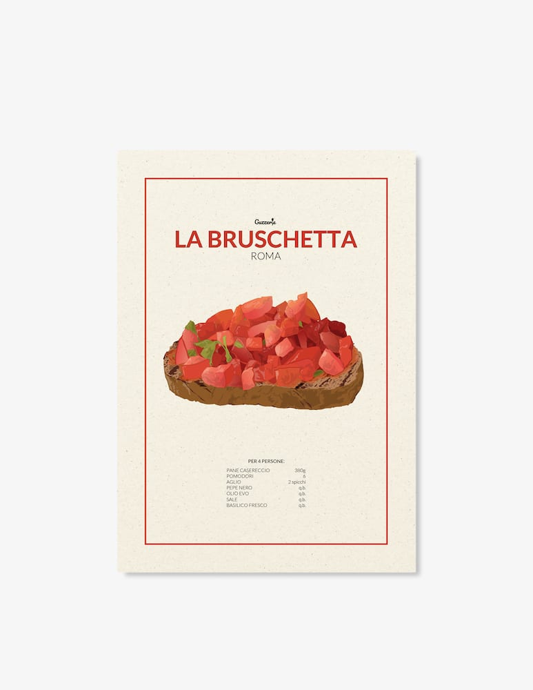 rinascente Guzzerie La Bruschetta Poster