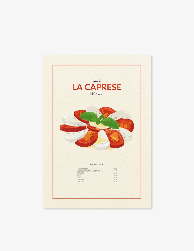 Guzzerie Poster La Caprese - immagine 1 Guzzerie Poster La Caprese - immagine 1