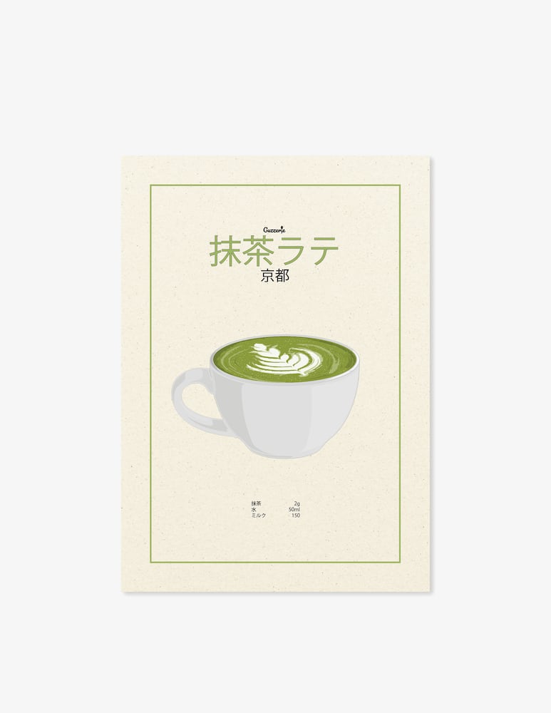 rinascente Guzzerie Matcha Latte Poster