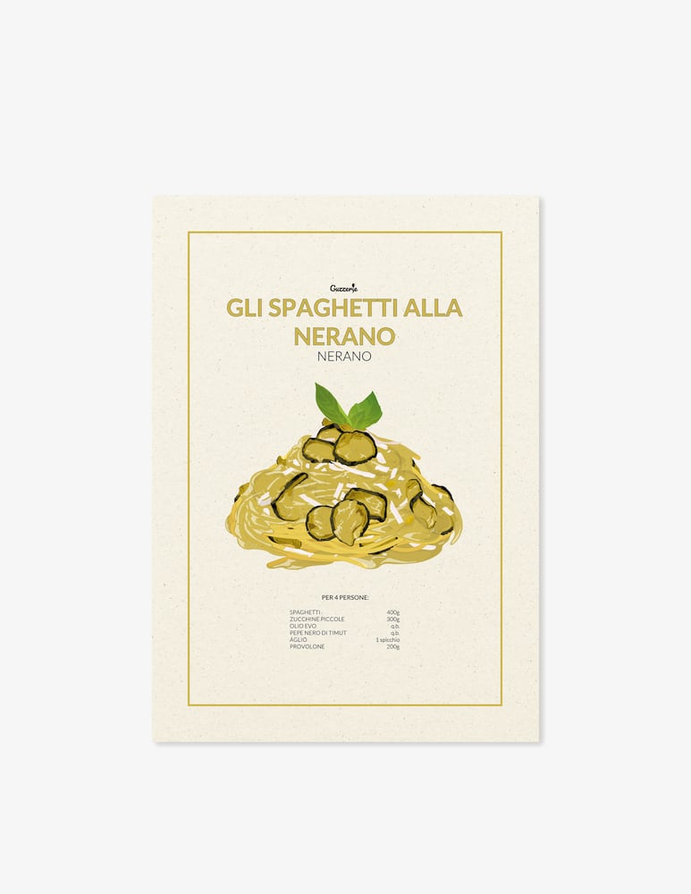 rinascente Guzzerie Gli Spaghetti Alla Nerano Poster