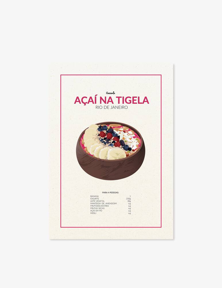 rinascente Guzzerie Acai Bowl Poster