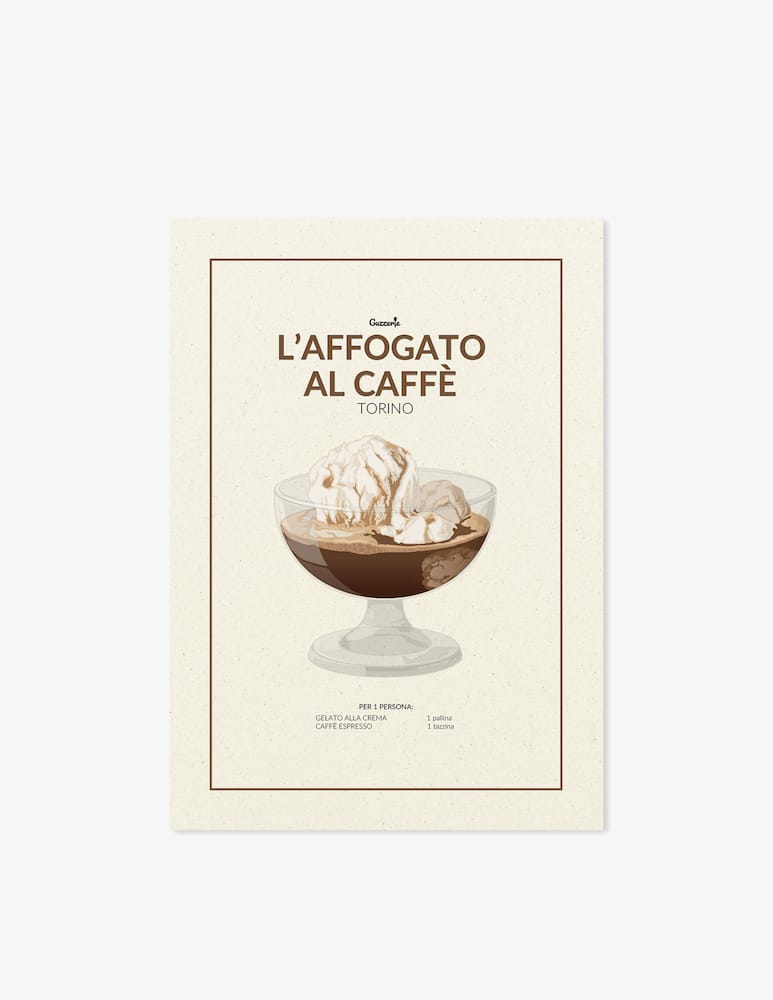 rinascente Guzzerie L'affogato al Caffe Poster