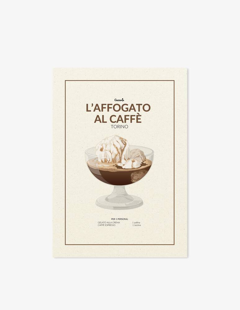 rinascente Guzzerie L'affogato al Caffe Poster