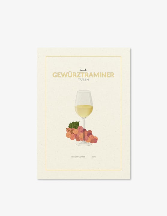 Guzzerie - Poster Gewürztraminer - €9,90