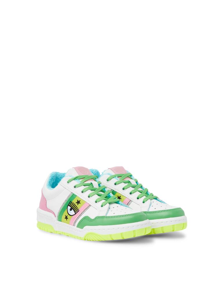 rinascente Chiara Ferragni Leather sneakers - multi