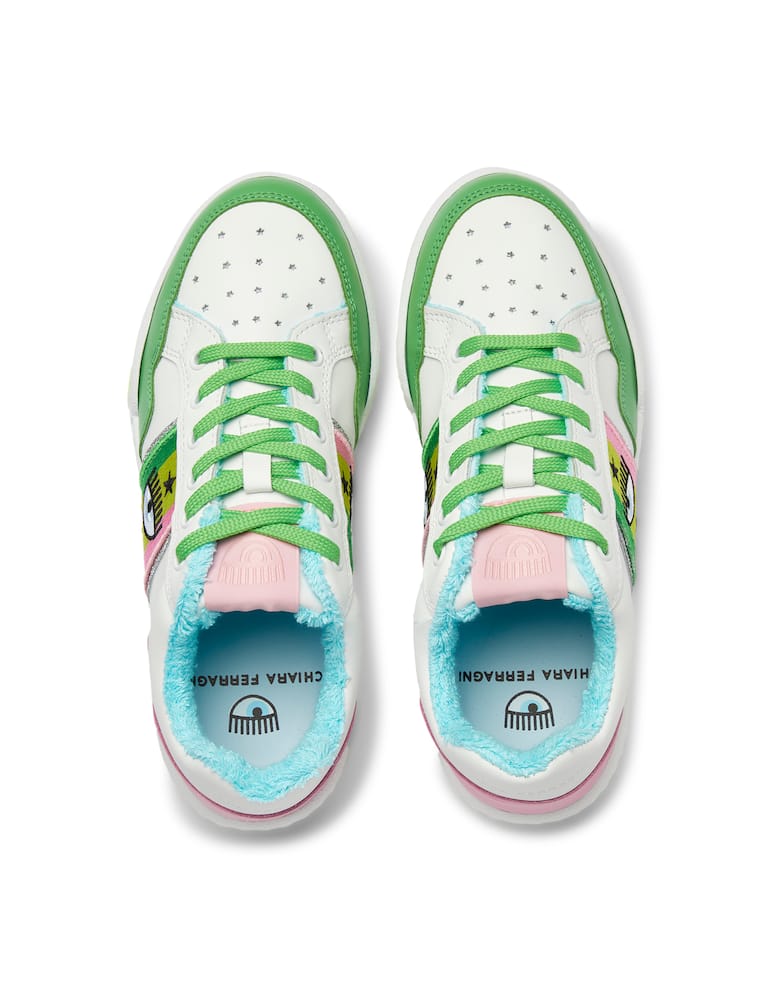 rinascente Chiara Ferragni Leather sneakers - multi