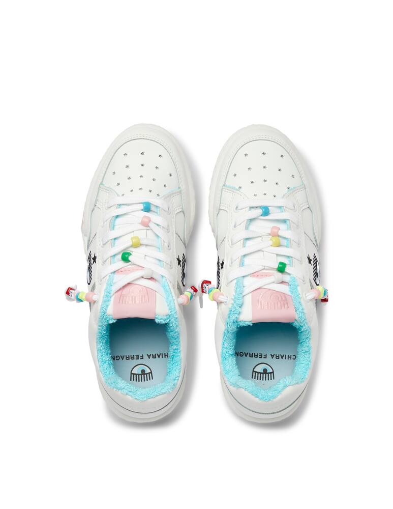 rinascente Chiara Ferragni Sneakers in pelle - bianco