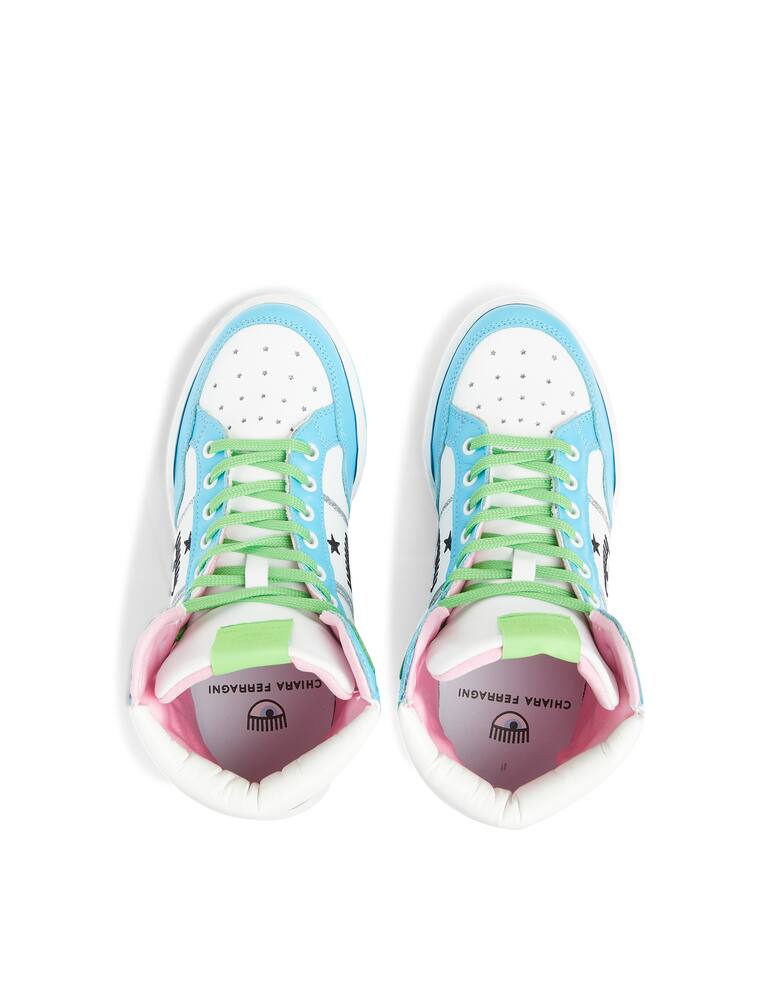 rinascente Chiara Ferragni Sneakers in pelle - bianco