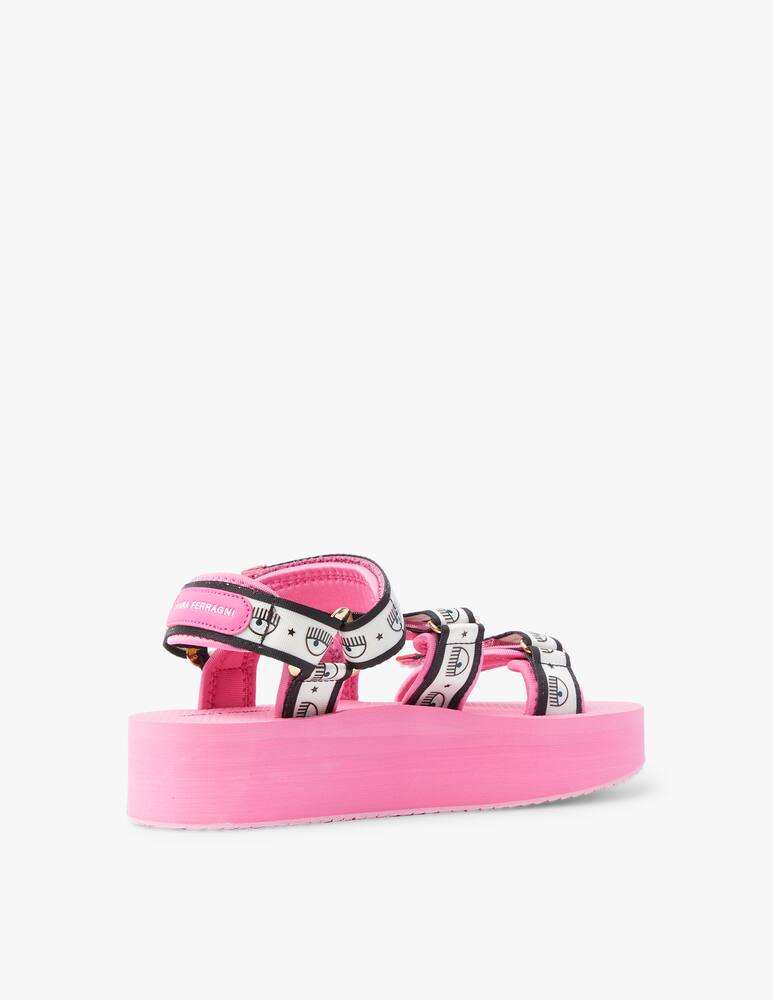 rinascente Chiara Ferragni Sandals platform multi eyes - pink