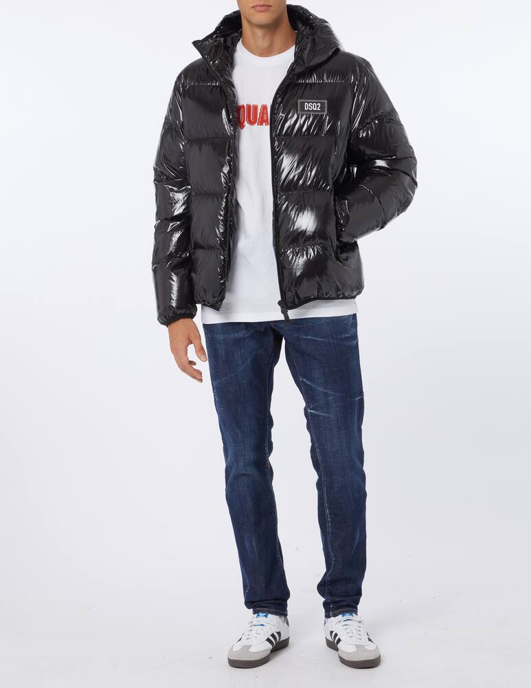 rinascente Dsquared2 Kaban vinile puffer jacket