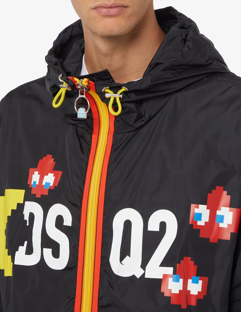 rinascente Dsquared2 Pacman windbreaker pop up jacket