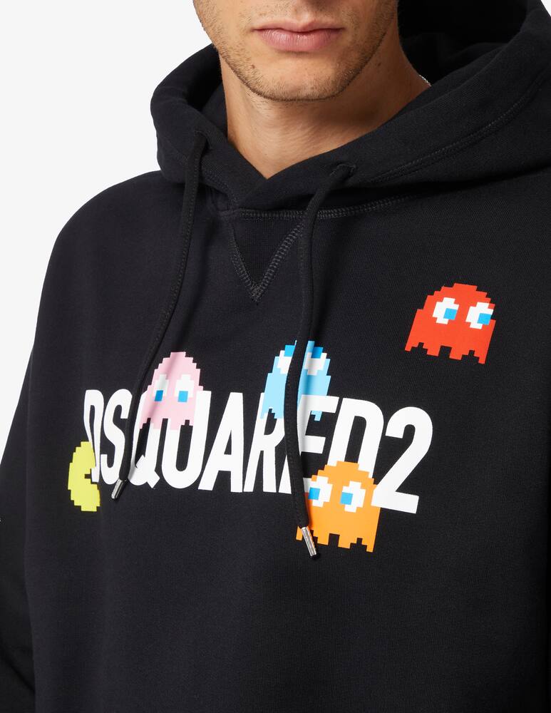 rinascente Dsquared2 Felpa con cappuccio pacman