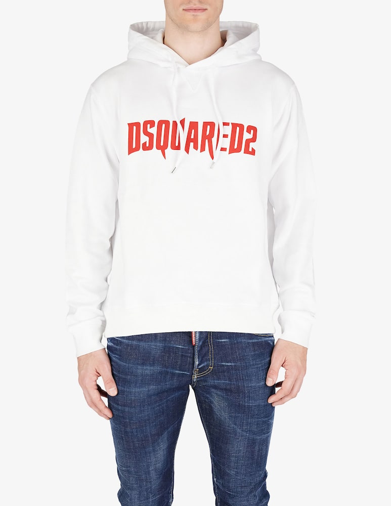 Dsquared2 Felpa con cappuccio con logo - immagine 1 Dsquared2 Felpa con cappuccio con logo - immagine 1