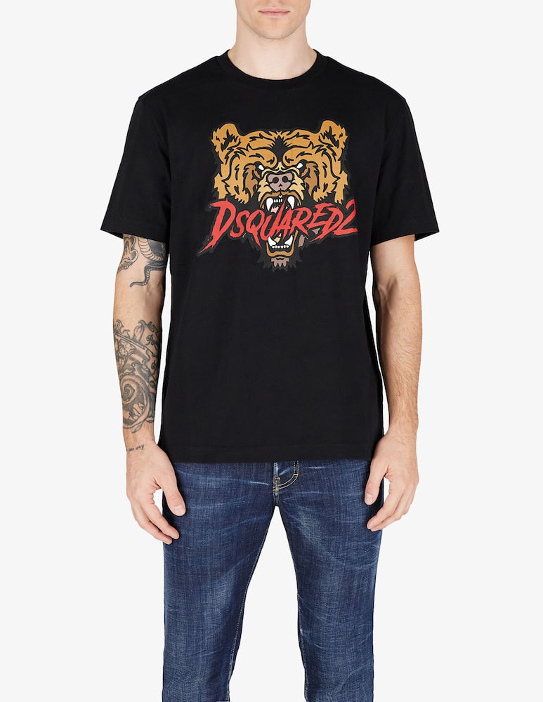 Dsquared2 Maglietta con stampa orso - immagine 1 Dsquared2 Maglietta con stampa orso - immagine 1