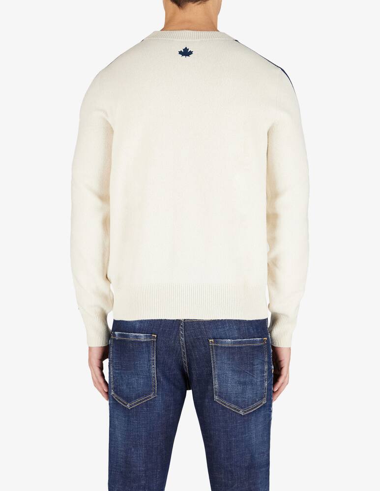 Dsquared2 Maglione bande blu - immagine 2