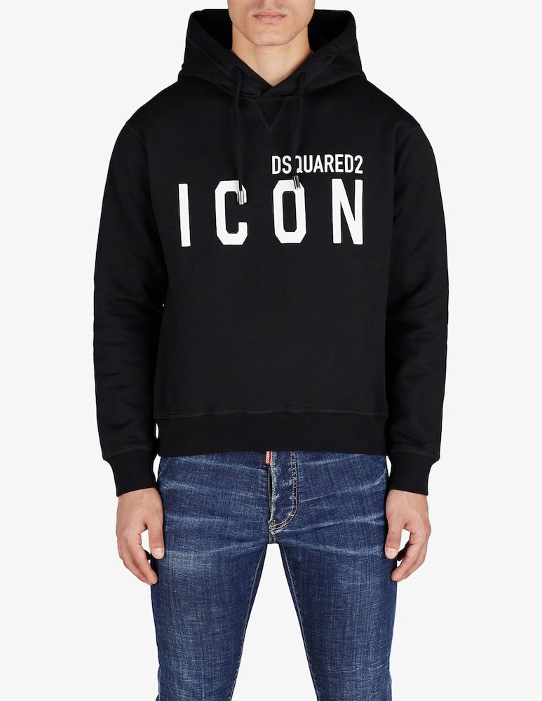 Dsquared2 Felpa con cappuccio icon logo grande - immagine 1 Dsquared2 Felpa con cappuccio icon logo grande - immagine 1