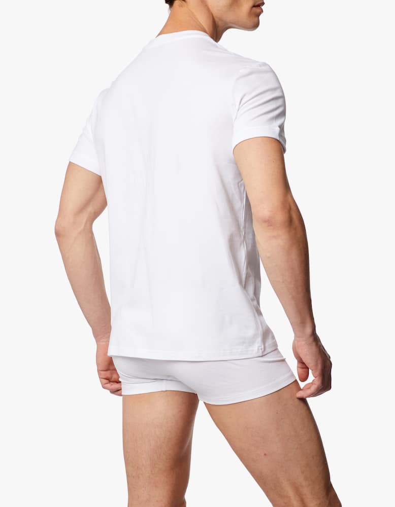 rinascente Dolce & Gabbana Crew-neck t-shirt in stretch cotton - white